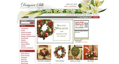 Desktop Screenshot of designersilkplantsandflowers.com